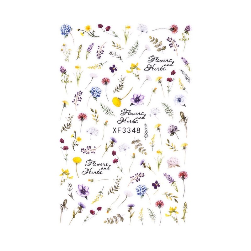 Set 3 x Abtibild Unghii SensoPRO Milano, Summer Fantasy Xf3348