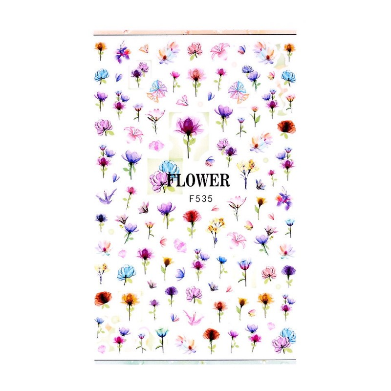 Set 3 x Abtibild Unghii SensoPRO Milano, Summer Match F535