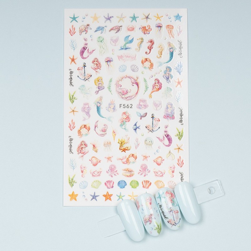 Set 3 x Abtibild Unghii SensoPRO Milano, Ultramarine Tale F562