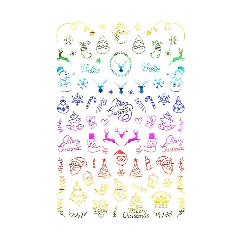 Set 3 x Abtibild Unghii SensoPRO Milano, Winter Party R253