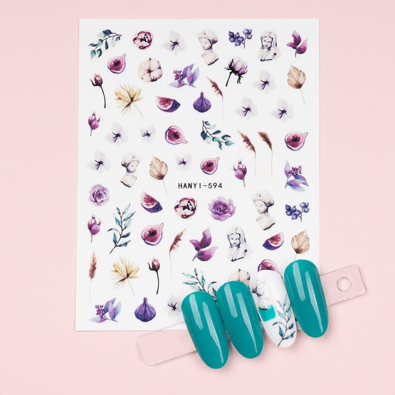 Set 3 x Abtibilduri Unghii SensoPRO Milano So Charming, Model Hanyi-594