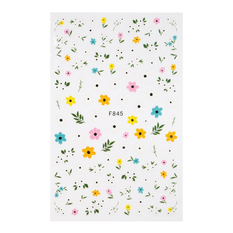 Set 3 x Abtibilduri Unghii SensoPRO Milano Spring Moments, Model F845