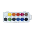 Set 3 x Acuarele, 12 Culori, 30 mm, Baza Alba