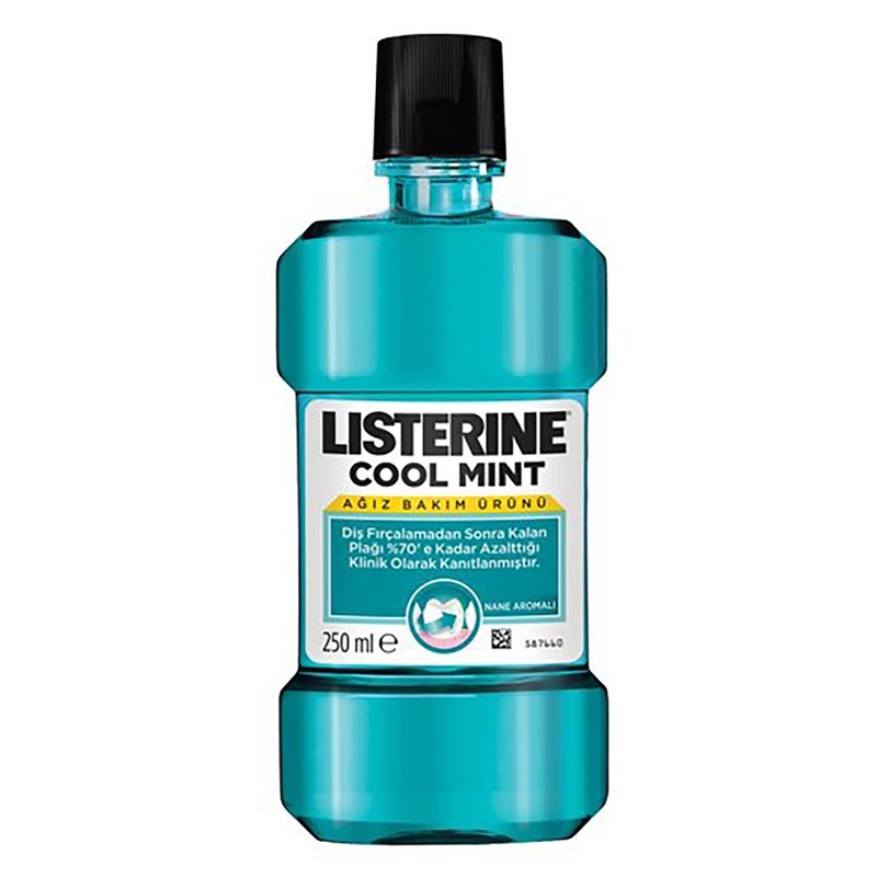 Set 3 x Apa de Gura Listerine Cool Mint, 250 ml