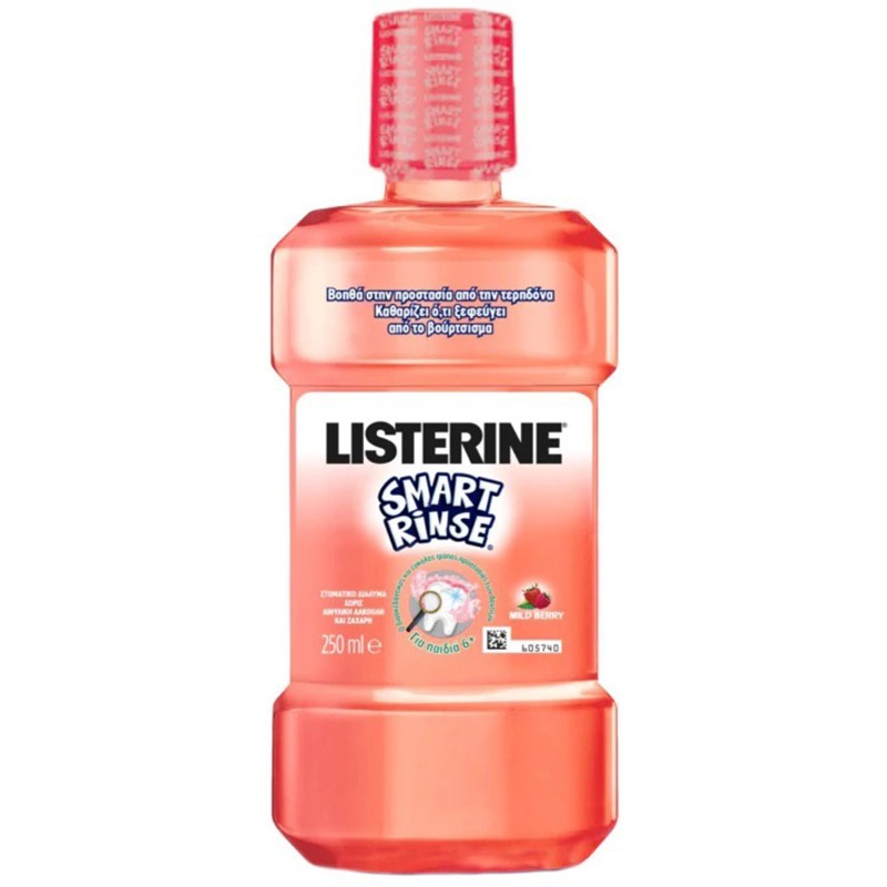 Set 3 x Apa de Gura Listerine Smart Rinse, 250 ml