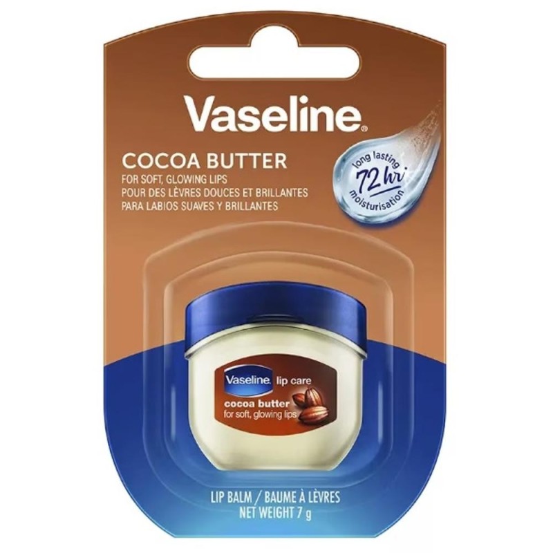 Set 3 x Balsam de Buze cu Unt de Cacao, Vaseline, 7 g