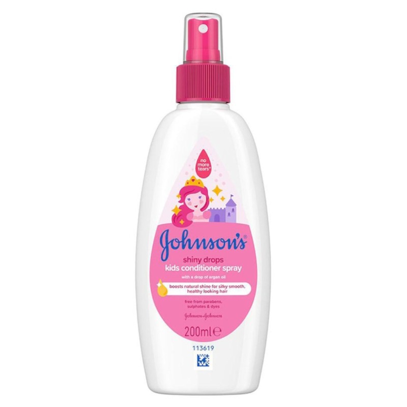 Set 3 x Balsam Spray Johnson's Baby, pentru Par Straucitor, 200 ml