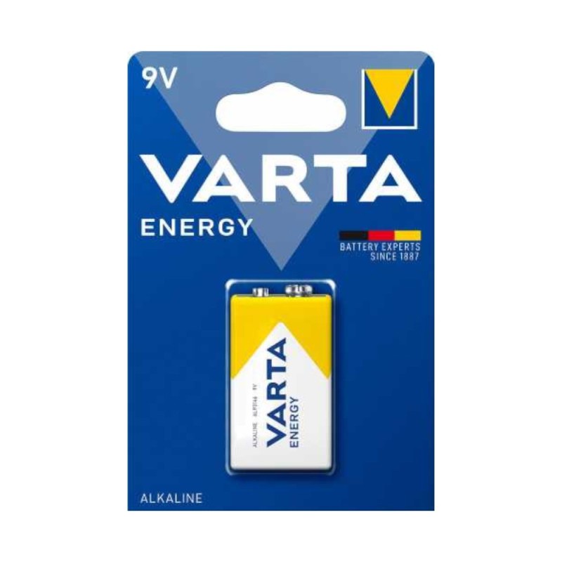 Set 3 x Baterie Alcalina Varta Energy, 9 V, 6LR61