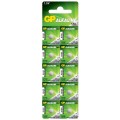Set 3 x Baterie Buton Alcalina GP AG4, 10 Buc / Blister