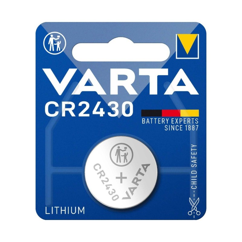 Set 3 x Baterie Tip Buton Litiu CR2430 Varta, 3 V, 280 mAh