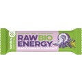 Set 3 x Baton Energizant Bio, Raw Energy, cu Coacaze Negre si Nuca de Cocos 50g Bombus