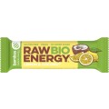 Set 3 x Baton Energizant Bio, Raw Energy, cu Lamaie si Nuca de Cocos 50g Bombus