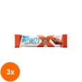 Set 3 x Baton Proteic Infinity Protein cu Ciocolata si Alune, 55 g, Max Sport