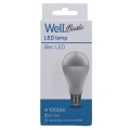 Set 3 x Bec cu Led Basic Well, A65, E27, 15W / 85W, 1200 lm, 15000 Ore, 4000K, Lumina Naturala