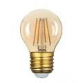 Set 3 x Bec LED Clasic, 4 W, E27, 220 V, Sticla Maro