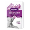 Set 3 x Benzi Depilatoare Farmec, pentru Fata, cu Extract de Orhidee, 20 Benzi + 2 Servetele