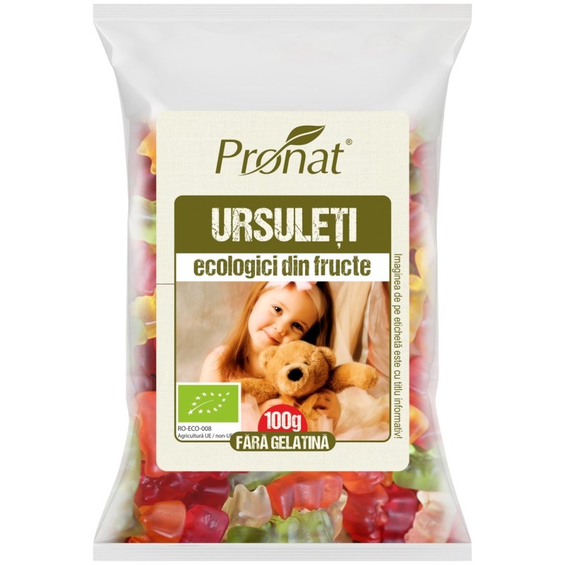 Set 3 x Bio Ursuleti din Fructe, 100 g