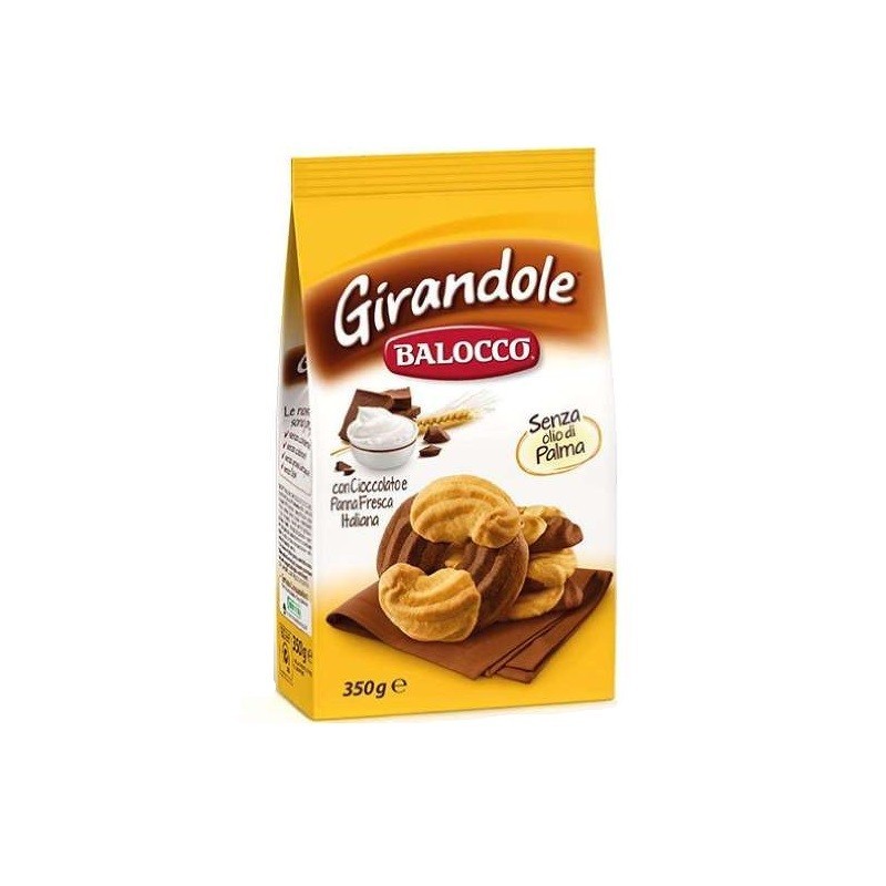 Set 3 x Biscuiti Girandole, Balocco, cu Cacao, 350 g