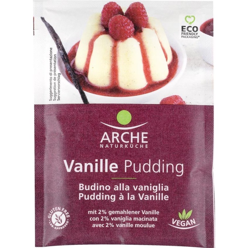 Set 3 x Budinca Bio de Vanilie, 40 g Arche Naturküche