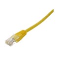 Set 3 x Cablu UTP, Cat 5e, Patch Cord, 7.5 m, Galben, Well