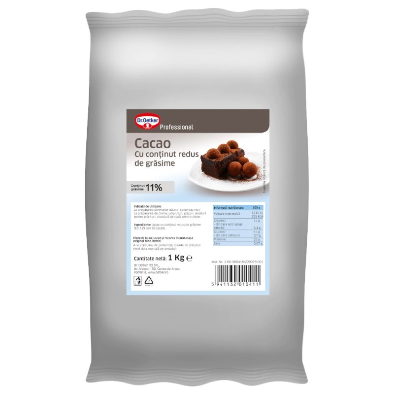 Set 3 x Cacao, Dr Oetker, 1 kg