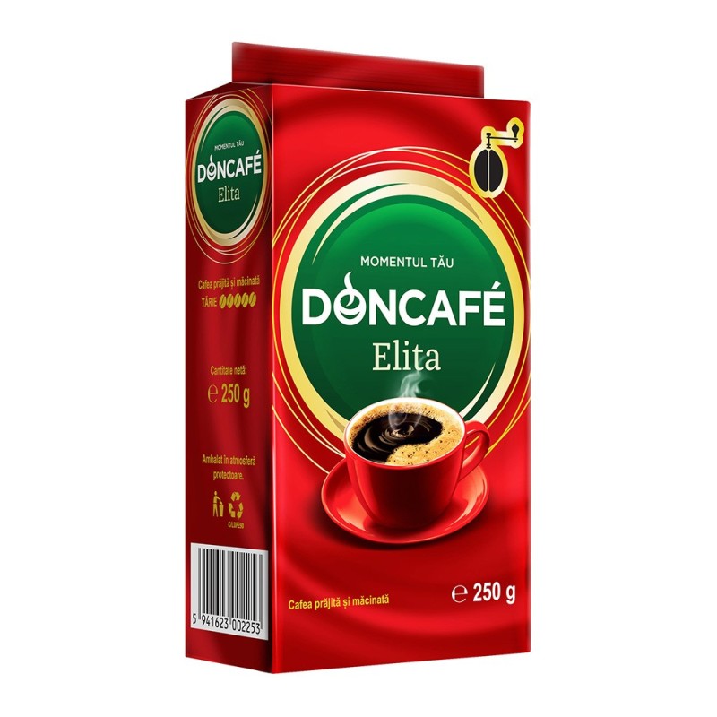Set 3 x Cafea Macinata Doncafe Elita Vacuum, 250 g