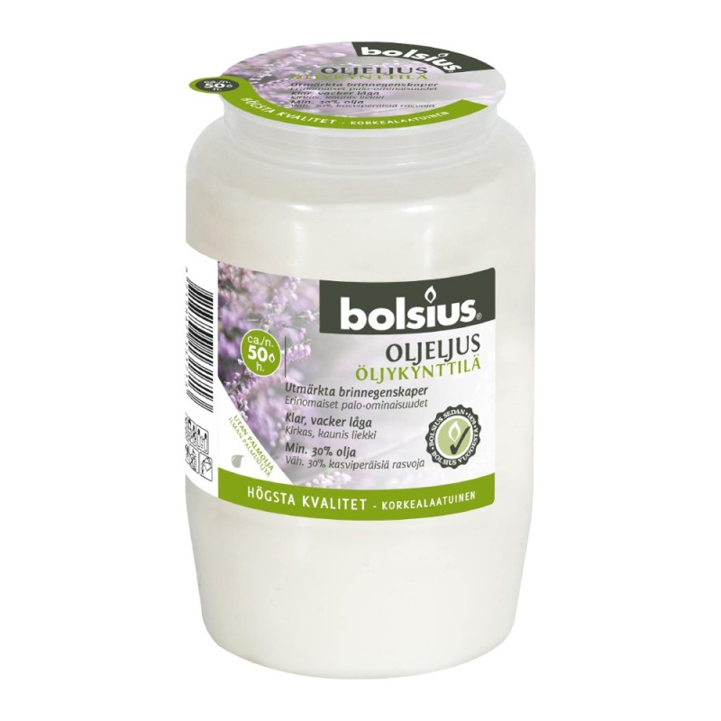 Set 3 x Candela Alba Rezerva, Nr. 3, 50 Ore, Bolsius