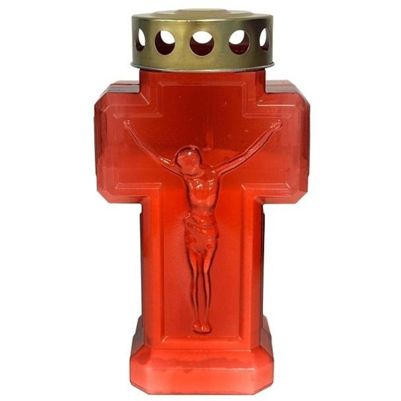 Set 3 x Candela Cruce, Alb, Plastic