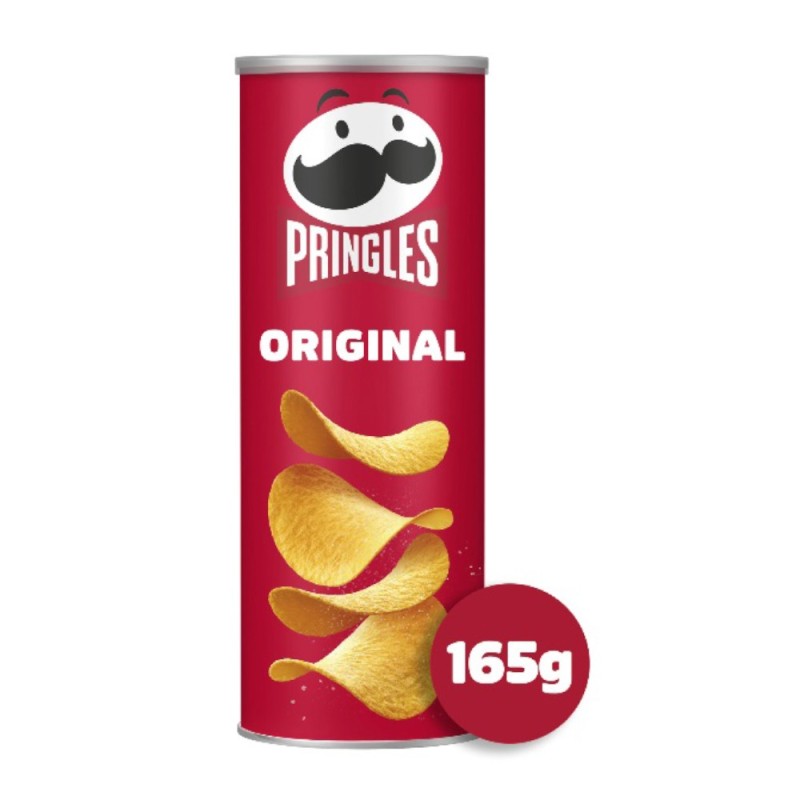 Set 3 x Chipsuri Pringles Original, cu Sare, 165 g