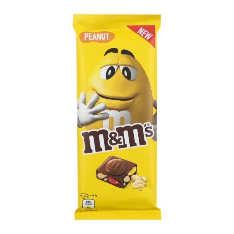 Set 3 x Ciocolata cu Lapte, M&M's, cu Alune, 165 g