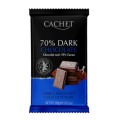 Set 3 x Ciocolata Extra Neagra, Cachet, 70% Cacao, 300 g