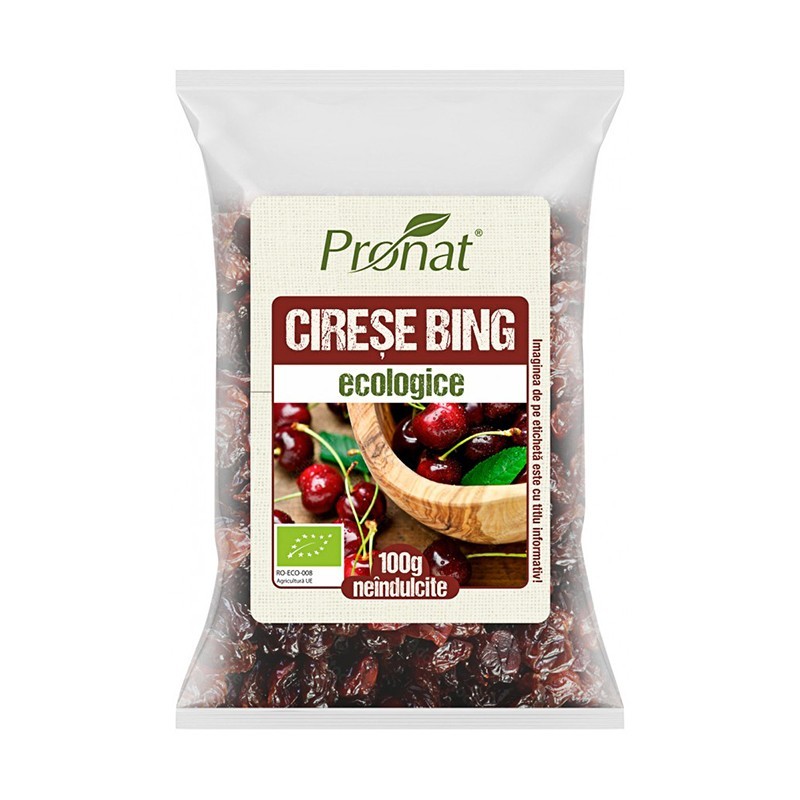 Set 3 x Cirese Bing Bio, neindulcite, 100 g