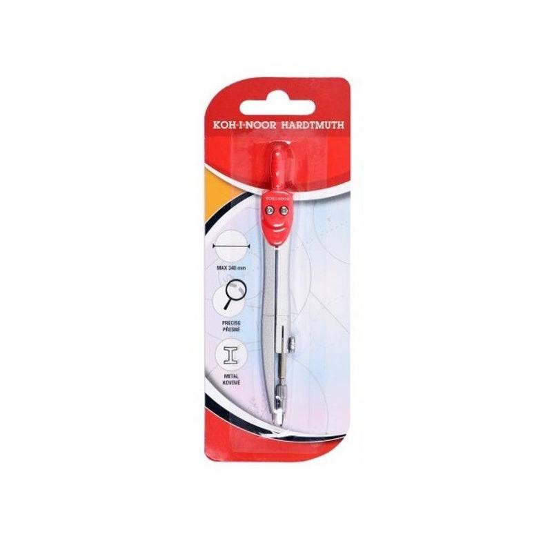 Set 3 x Compas Metalic, Corp Cromat, Blister, Koh-I-Noor