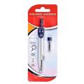 Set 3 x Compas Metalic cu Doua Rezerve Creion, Corp Cromat, Blister, Koh-I-Noor