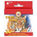 Set 3 x Creioane Cerate Triunghiulare, 8.2 x 10 x 80 mm, 24 Culori, Koh-I-Noor Trio Wax