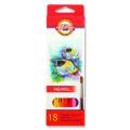 Set 3 x Creioane Colorate Aquarell, Colectie Pesti, 18 Culori