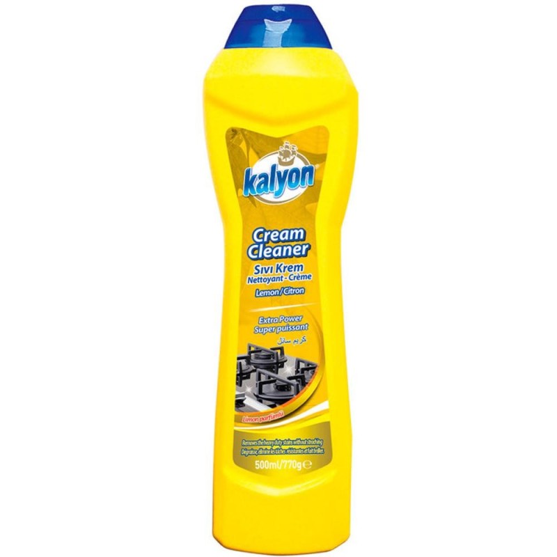 Set 3 x Crema Curatare Suprafete Kalyon, Lamaie, 500 ml