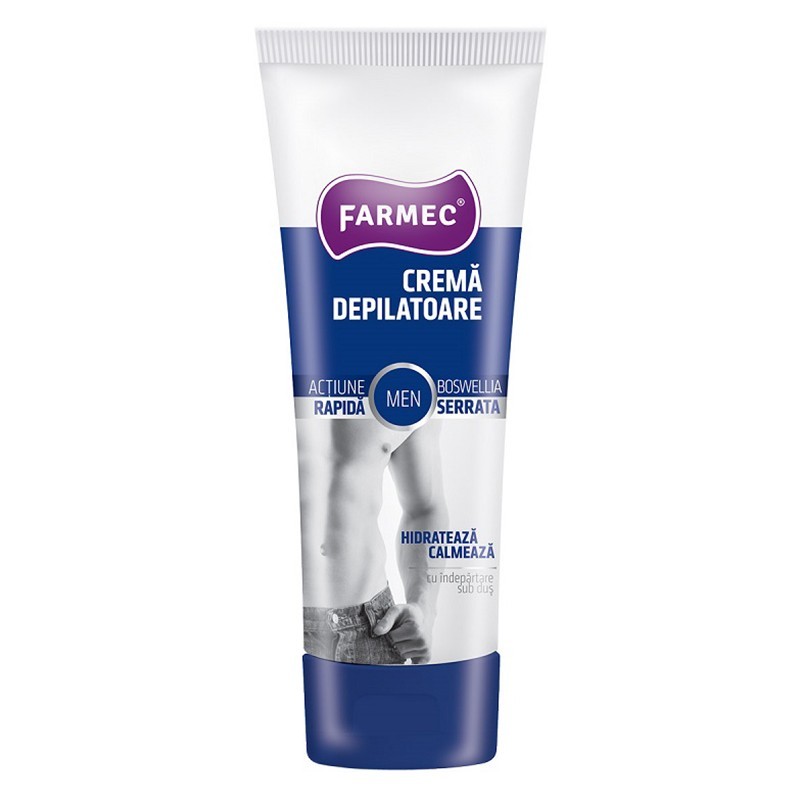 Set 3 x Crema Depilatoare Farmec, pentru Barbati, cu Extract de Boswellia Serrata, 150 ml
