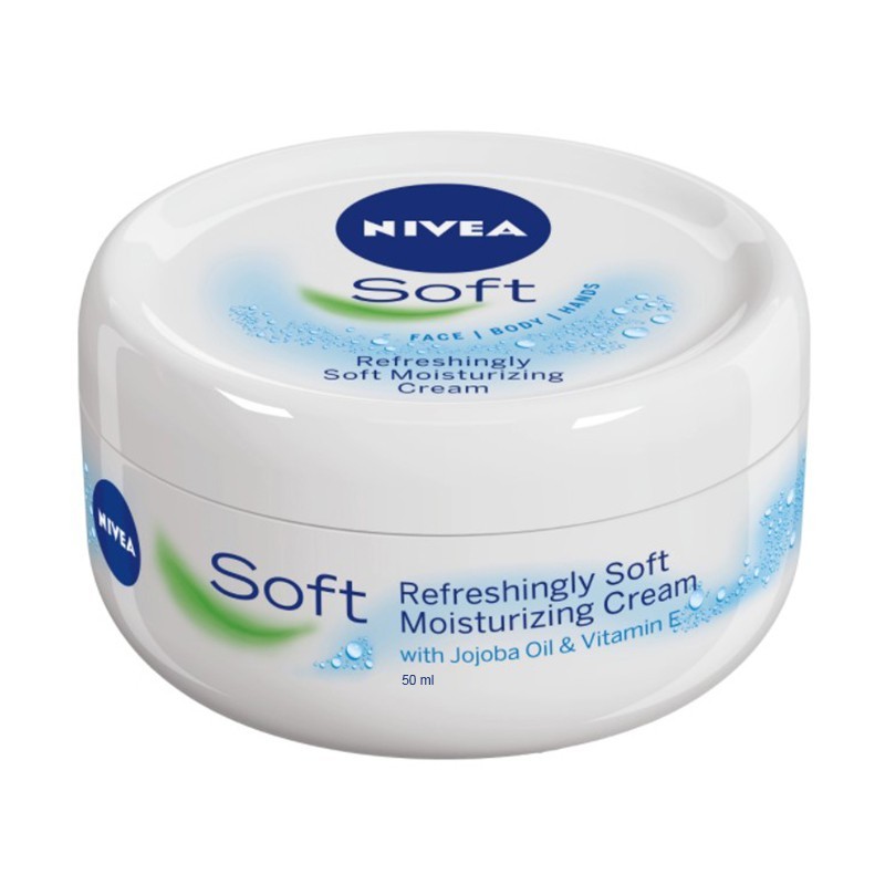 Set 3 x Crema Hidratanta Nivea Soft, 50 ml