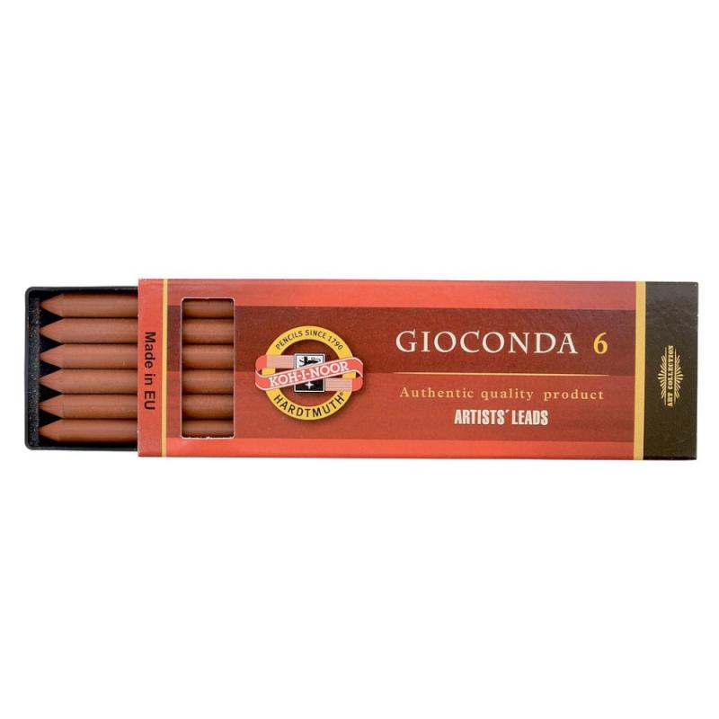 Set 3 x Creta Gioconda Sepia Rosu, 6 Bucati