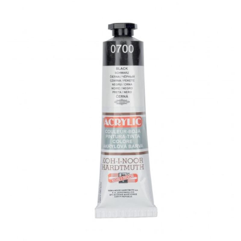Set 3 x Culoare Acril, Negru, 40 ml