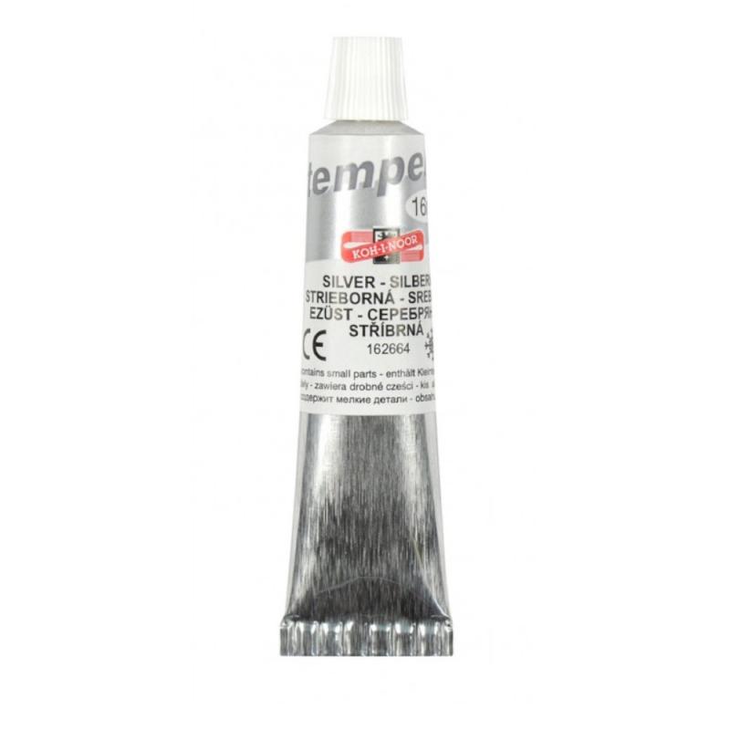 Set 3 x Culoare Tempera, Argintiu, 16 ml