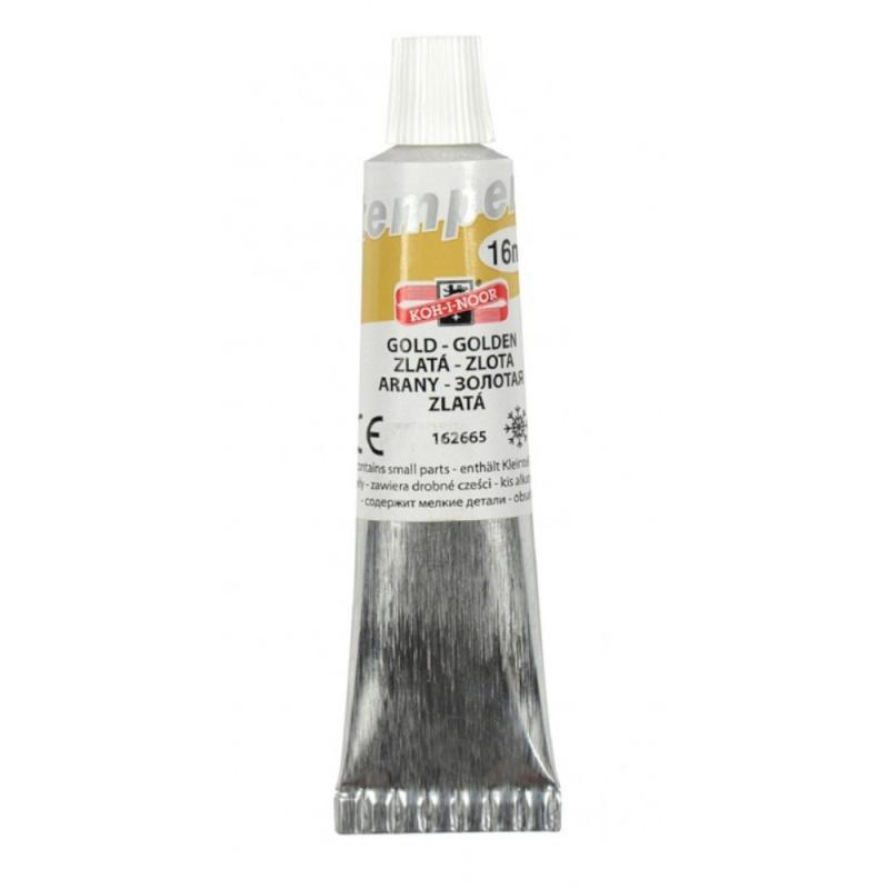 Set 3 x Culoare Tempera, Auriu, 16 ml