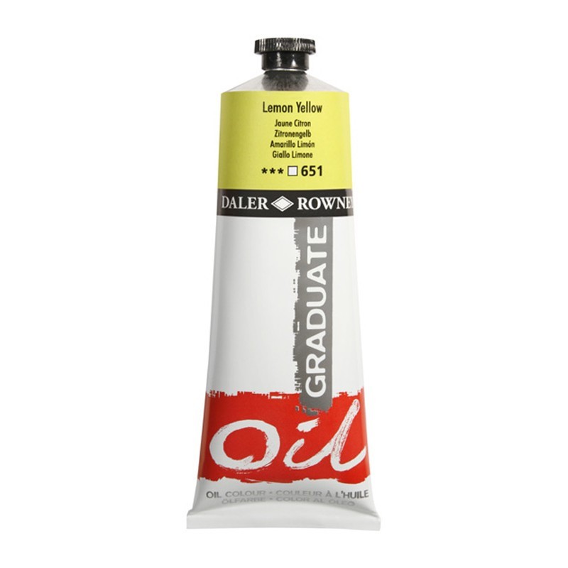 Set 3 x Culori in Ulei Graduate Daler Rowney - Primary Blue - 38 ml