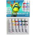 Set 3 x Culori Tempera Koh-I-Noor, Girafa, 6 Culori