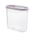 Set 3 x Cutie pentru Alimente din Plastic, cu Capac, 1.80 l, Tuffex