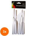 Set 3 x Cutite din Plastic Pictura Atelier, 5 Bucati