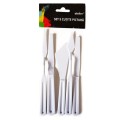 Set 3 x Cutite din Plastic Pictura Atelier, 5 Bucati