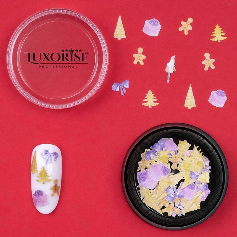 Set 3 x Decoratiune Unghii Christmas Delights 20, Luxorise