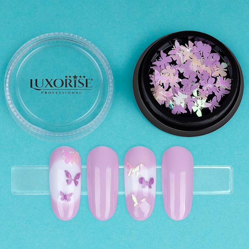 Set 3 x Decoratiune Unghii Nail Art Luxorise, Butterfly Escape